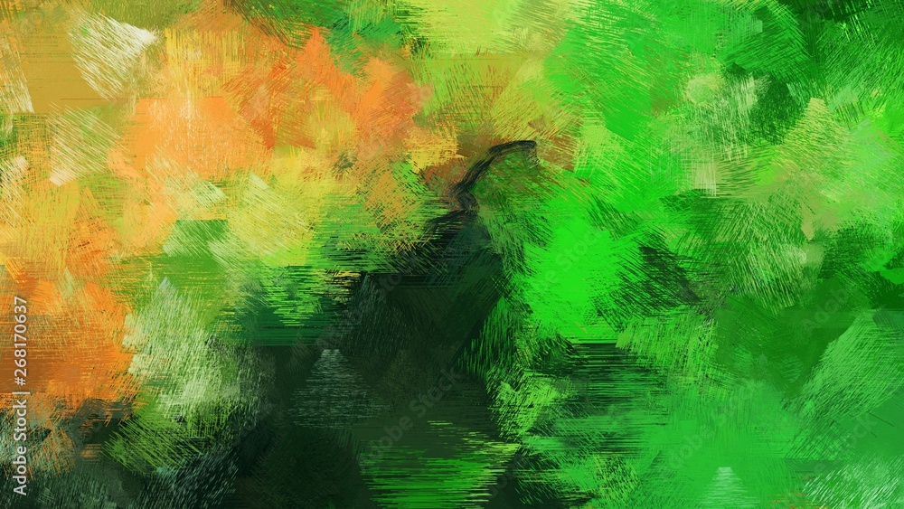 golden rod, forest green and very dark green color brushed stroke background. vintage texture can be used for wallpaper, cards, poster or creative fasion design elements golden rod, forest green and very dark green color brushed stroke background. vintage texture can be used for wallpaper, cards, poster or creative fasion design elements
