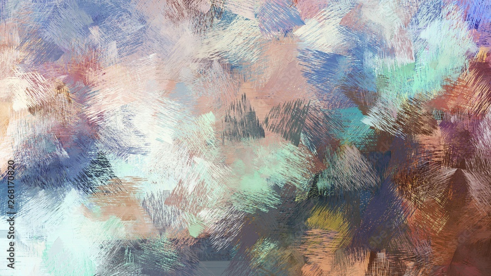Naklejka premium painting with brush strokes and silver, pastel gray and dark slate gray colors. can be used for wallpaper, cards, poster or creative fasion design elements