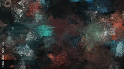 very dark blue, rosy brown and pastel brown color brushed strokes background. artistic texture can be used for wallpaper, cards, poster or creative fasion design elements