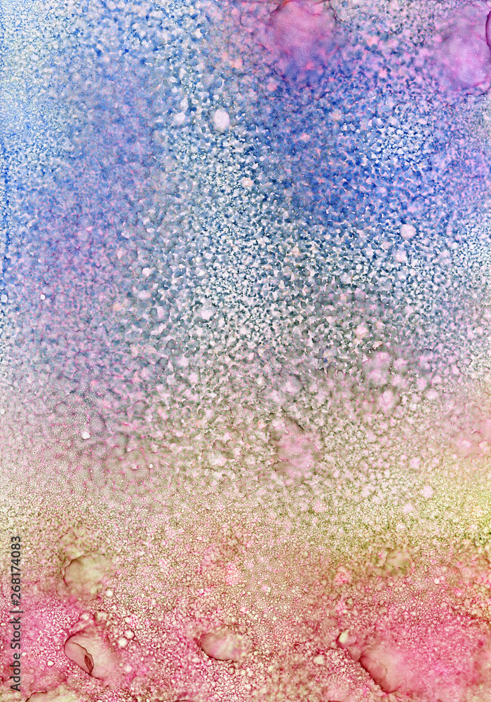 Abstract watercolor acrylic alcohol inc background texture