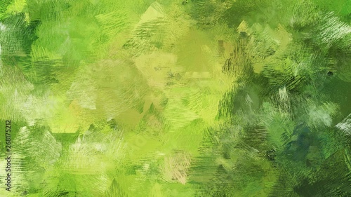 abstract yellow green  dark olive green and khaki watercolor background with copy space for your text or image