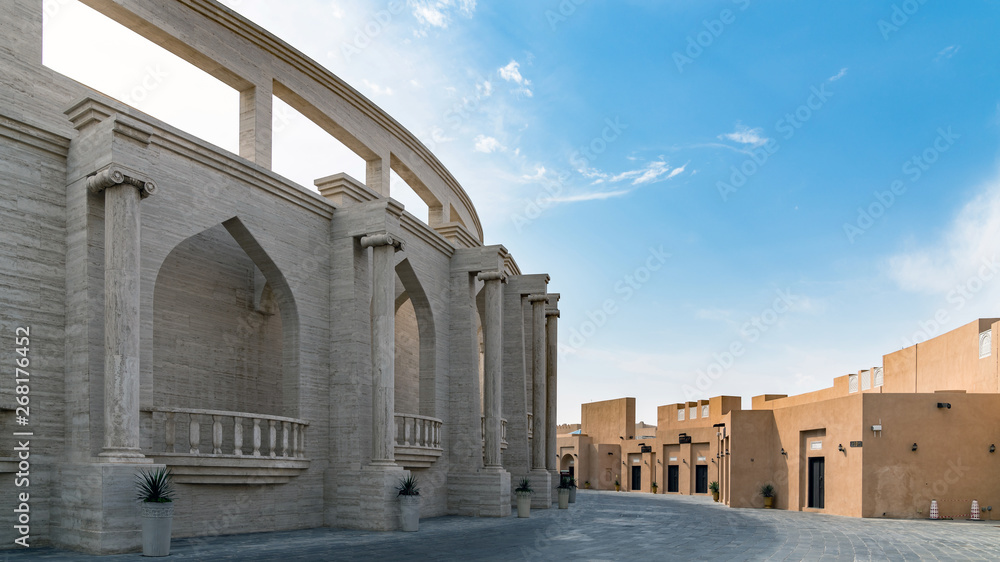 Katara Cultural village with multi purpose hall amphitheater, Doha