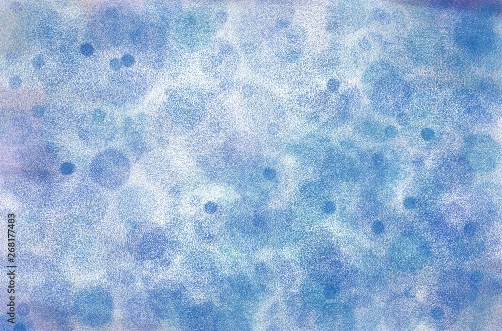 beautiful background with blue round stains. winter texture
