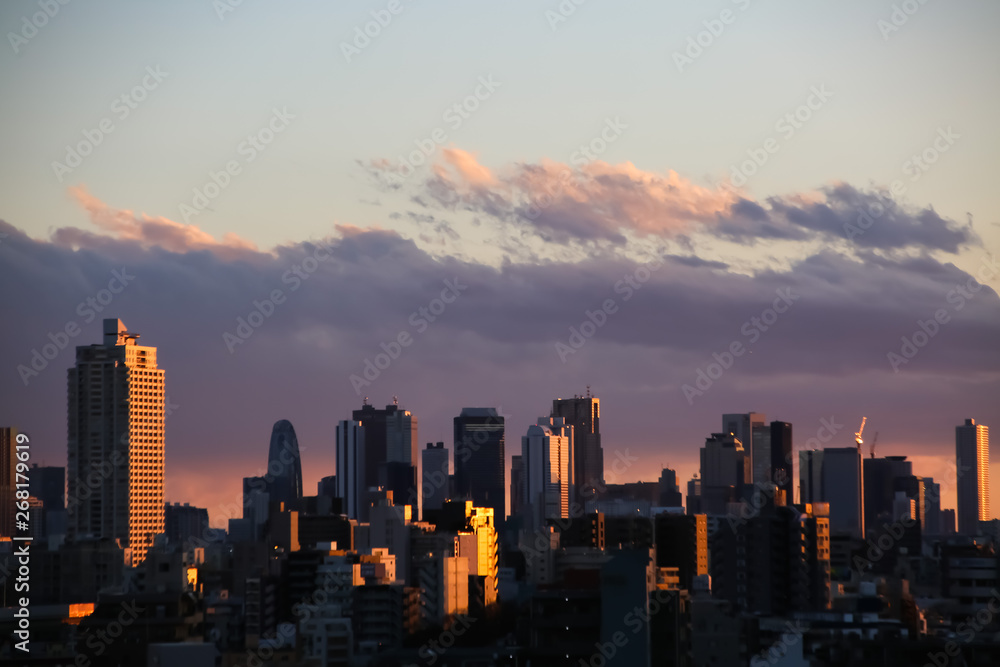 Fototapeta premium city sky