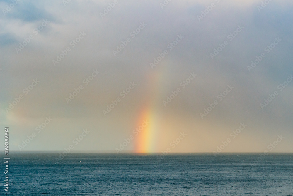 Rainbow over the Atlantic Ocean near Madeira Rainbow over the Atlantic Ocean near Madeira