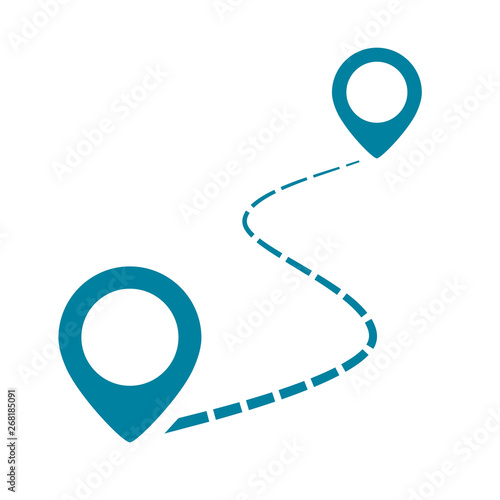 Trip guide vector icon