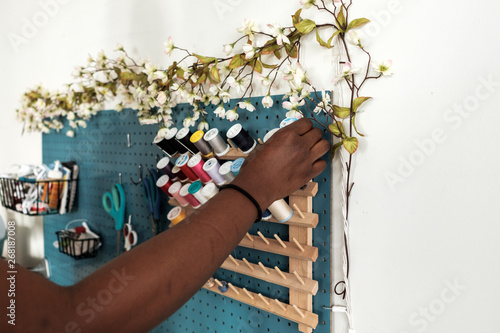 Women sewing photo