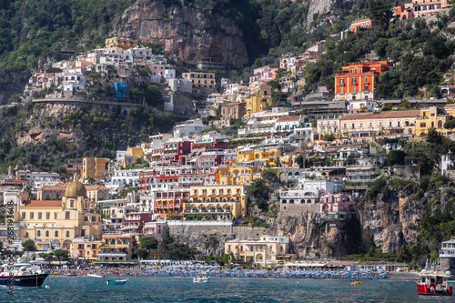 the village of Positano, on the Amalfi Coast, Italy © philippe paternolli