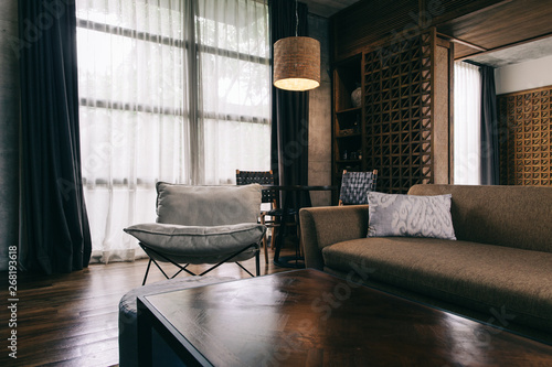 Design Furniture in Stylish Moody Hotel Suite
