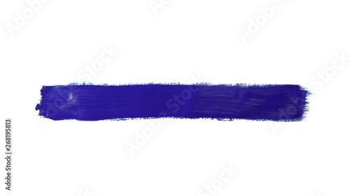 Blue Brush Stroke Paint Reveal #2