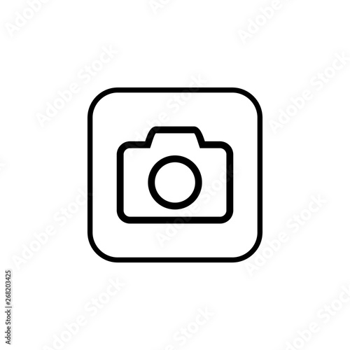 Camera Icon. Camera symbol. Camera vector icon