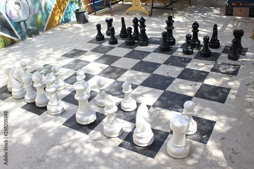 chess on white background