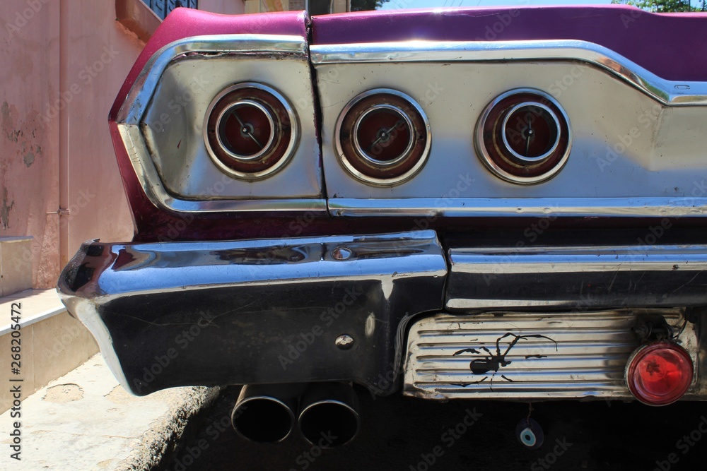 Obraz premium vintage car background