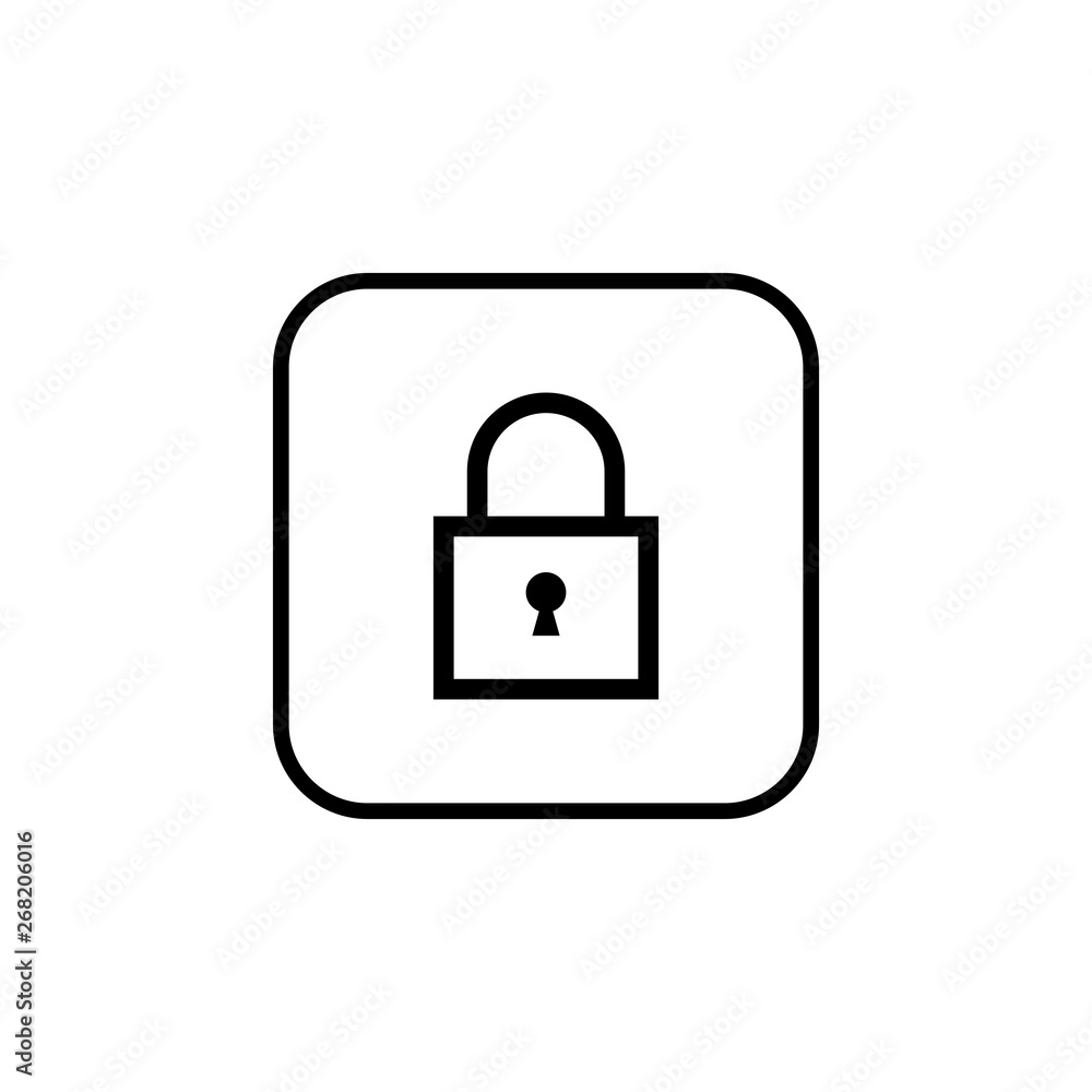 Lock icon vector. Encryption icon. Lock Icon in trendy flat style isolated. Security symbol Lock icon vector. Encryption icon. Lock Icon in trendy flat style isolated. Security symbol