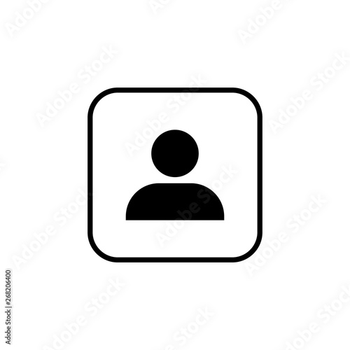 people icon. person icon. User Icon in trendy flat style isolated