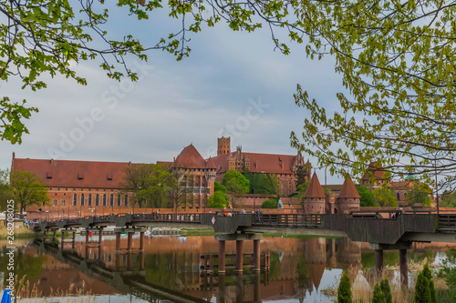 Malbork nad rzeką Nogat największy średniowieczny murowany zamek