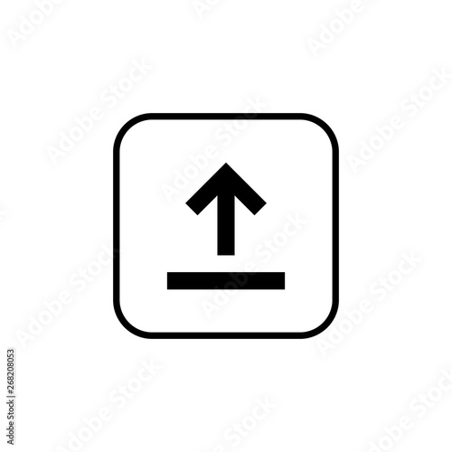 Free Download Upload icon vector. Upload sign icon. Upload button. Load symbol. - GFXLoad