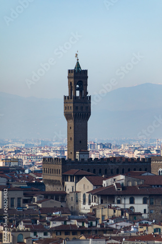View of palazzo Vecchio tower from a distance © HEJH1971