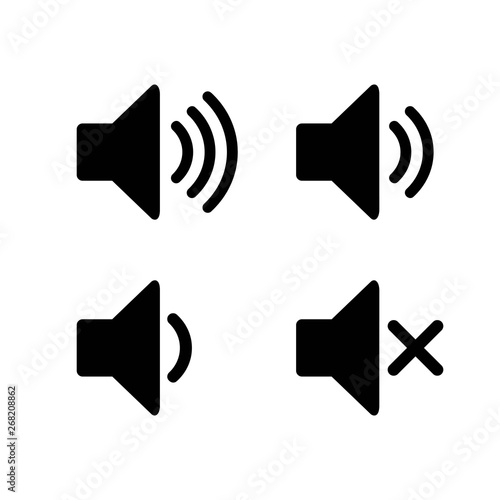 Wallpaper Mural Speaker icon vector. Volume icon. Loudspeaker icon vector Torontodigital.ca