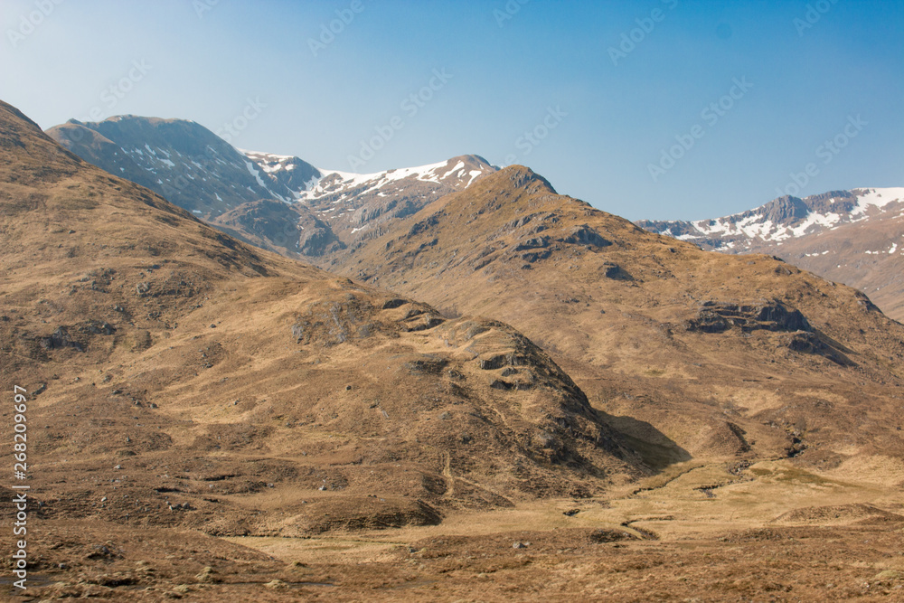 Typical Landscape Panorama Highlands Isle of Skye Scotland Typical Landscape Panorama Highlands Isle of Skye Scotland