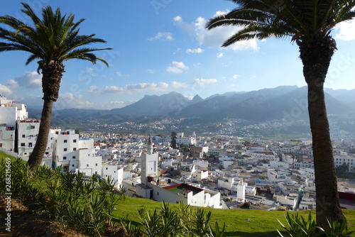 Tetouan with Rif Mountains, Morocco