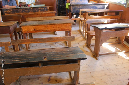 Intérieur d'une école des années 60 - 70