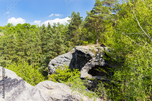 Landscape of mountains