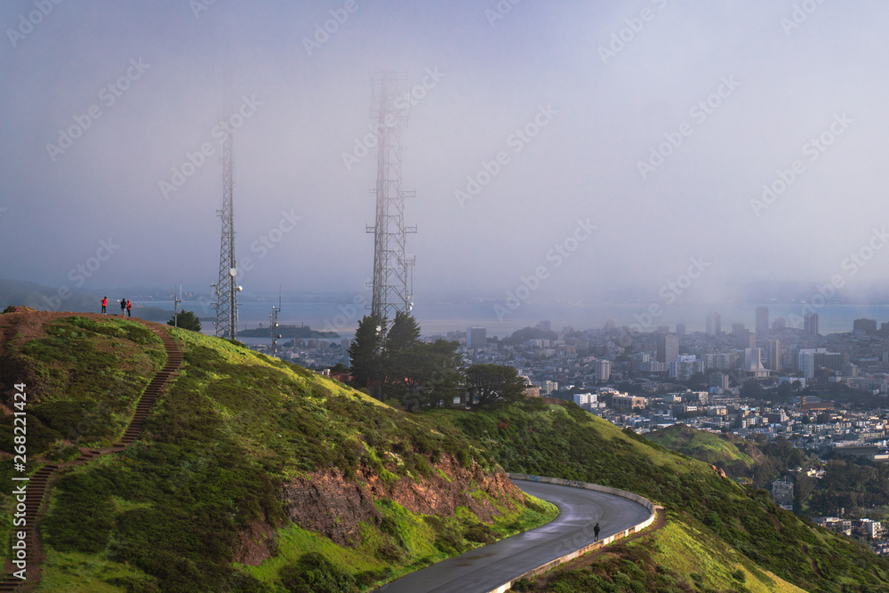 Fototapeta premium San Francisco Twin Peaks