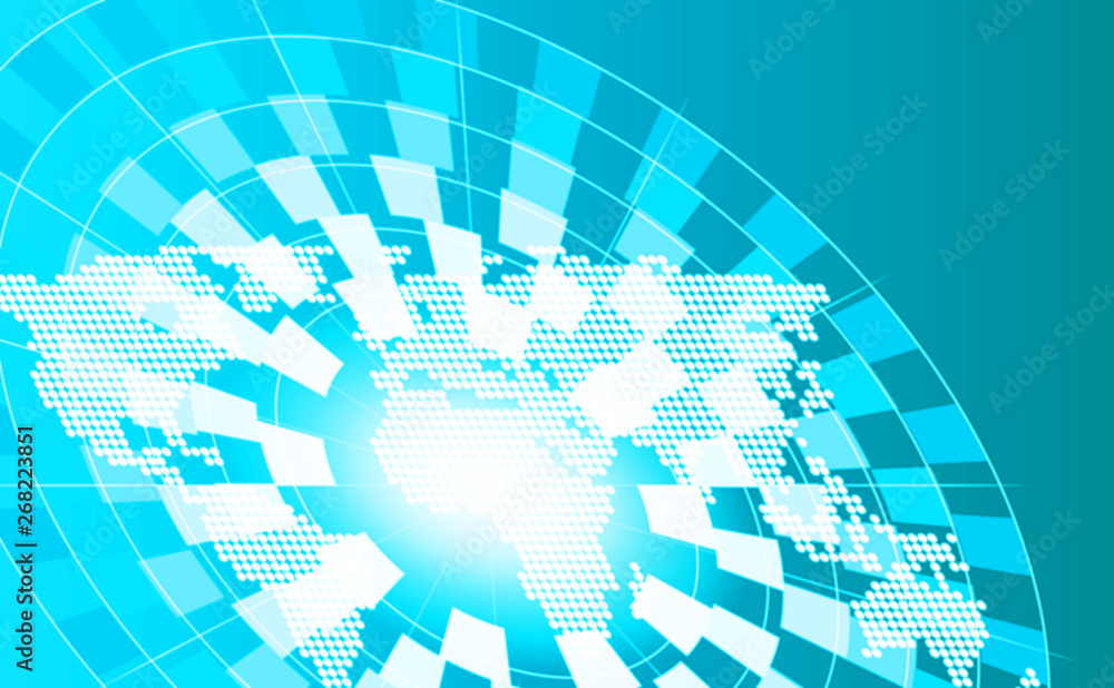 Obraz premium Geometric Technology