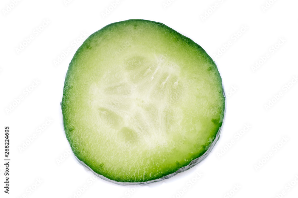 fresh cucumber on white background fresh cucumber on white background
