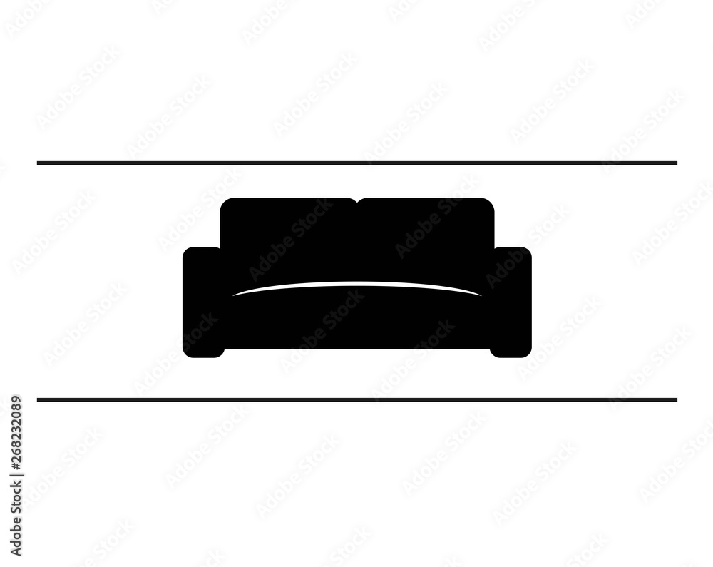 Creative design of sofa illustration Creative design of sofa illustration