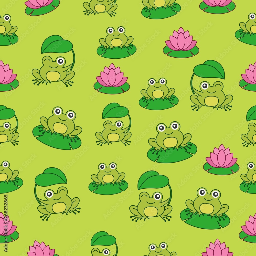 Obraz premium Frog Pattern