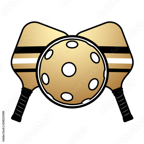 Pickleball symbol design
