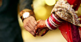 Desi Asian Wedding Couple Hands in hand