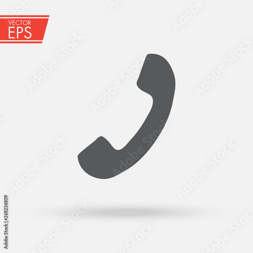 Phone icon vector, contact, call center, support service sign. Telephone, communication logo. Telephone symbol for your web site design, logo, app, UI. Vector illustration, EPS10.