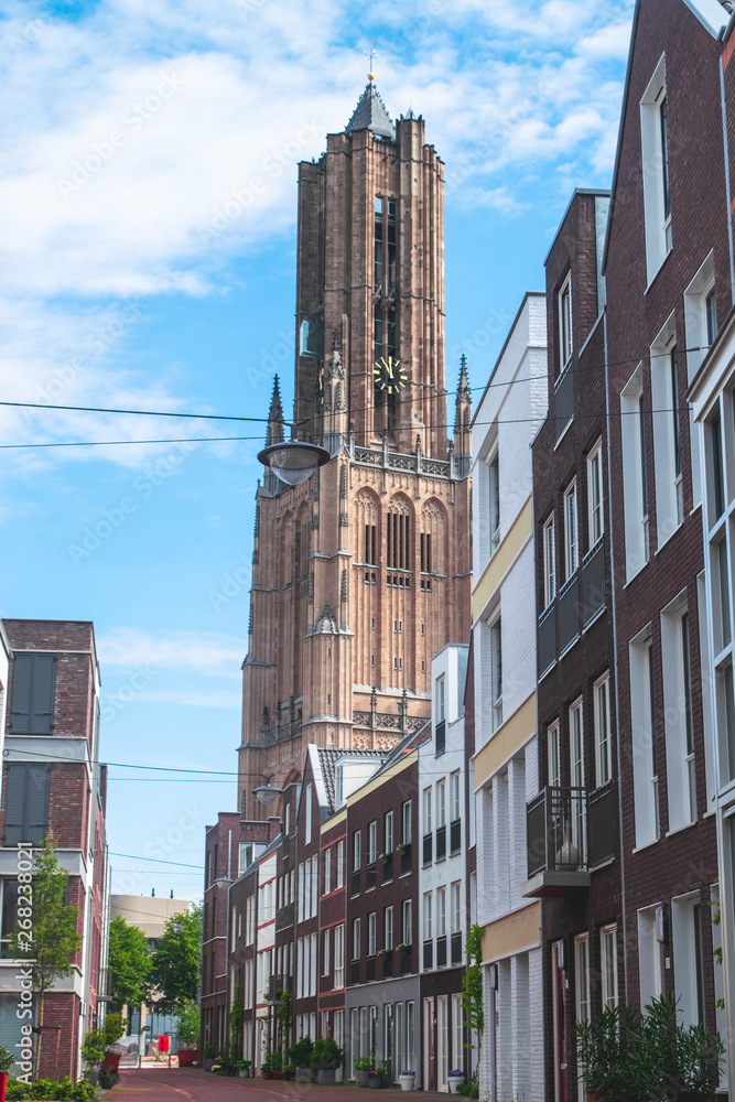 Fototapeta premium The big Eusebius church in Arnhem