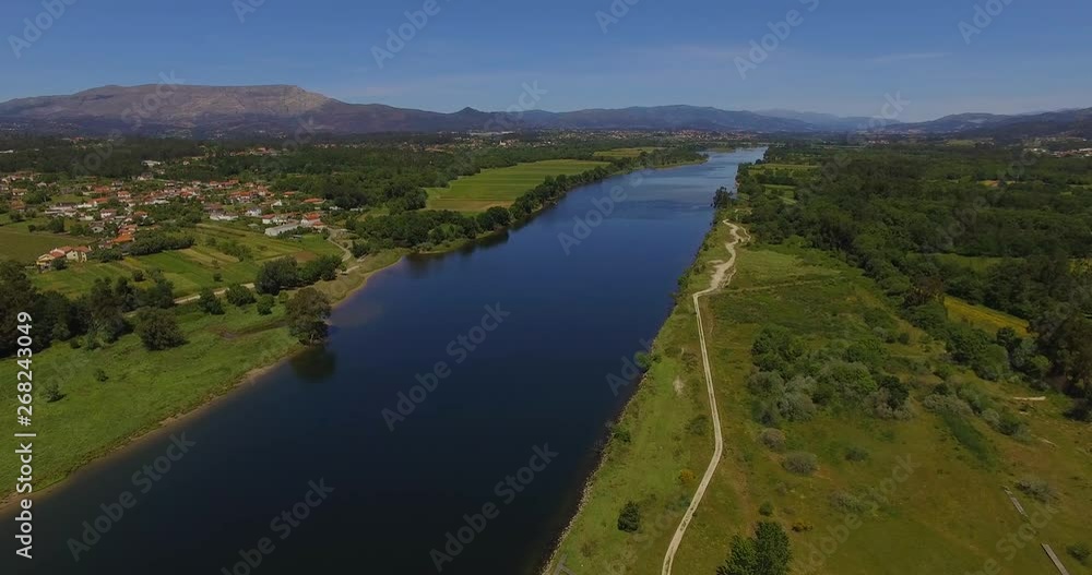 River View on Green Landscape River View on Green Landscape
