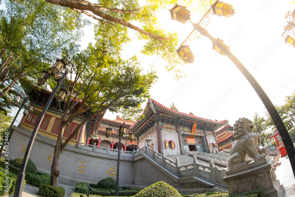 Φωτογραφία Bang Bua Thong,Nonthaburi, Thailand - 17 January 2019: Borom Racha Kanchanaphisek Temple (Leng Nei Yi Temple 2) place of worship for Chinese descent