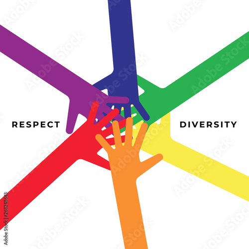 LGBT community poster design template background