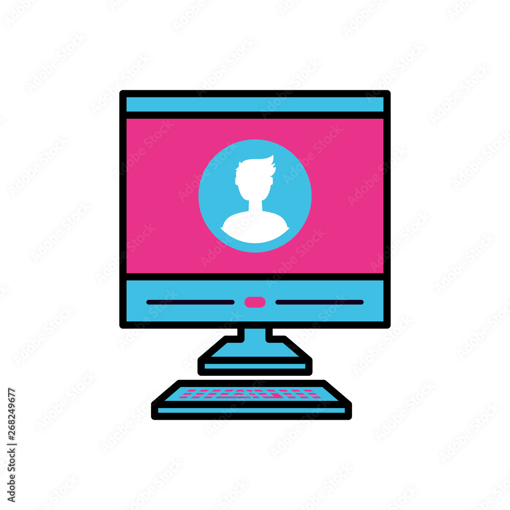 desktop computer device icon desktop computer device icon