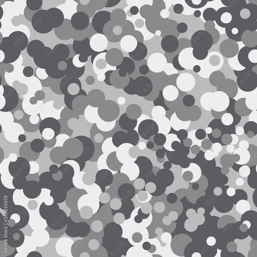 Seamless camo pattern made of spots Seamless camo pattern made of spots