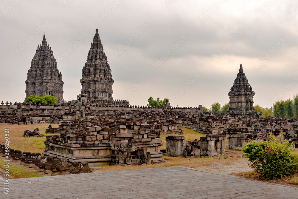 Fototapeta premium Prambanan complex in Indonesia