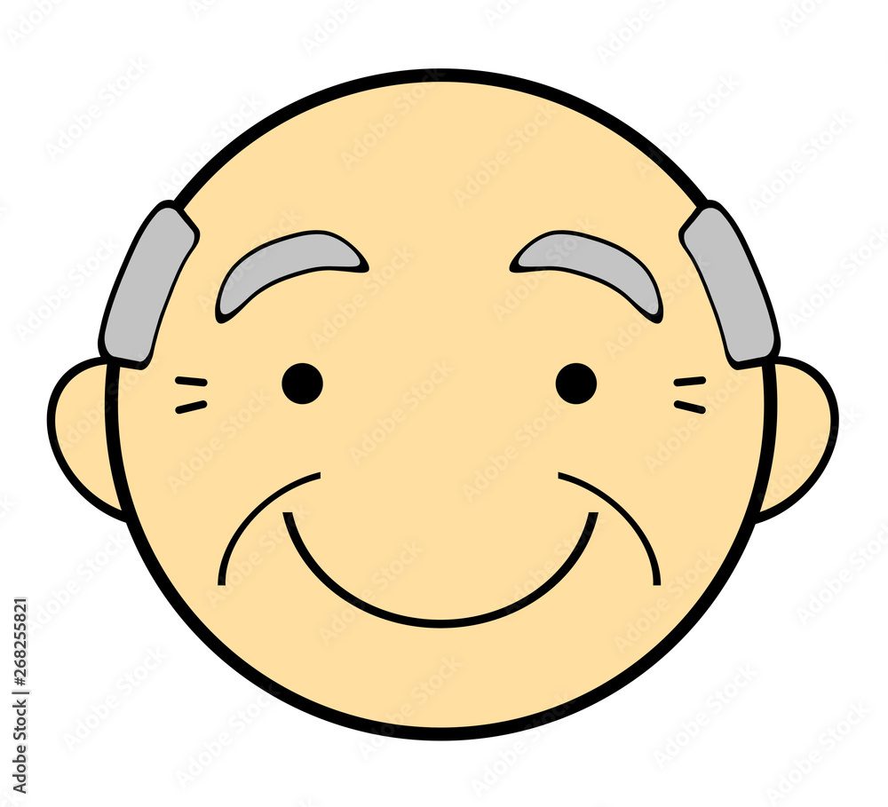 おじいさんの顔