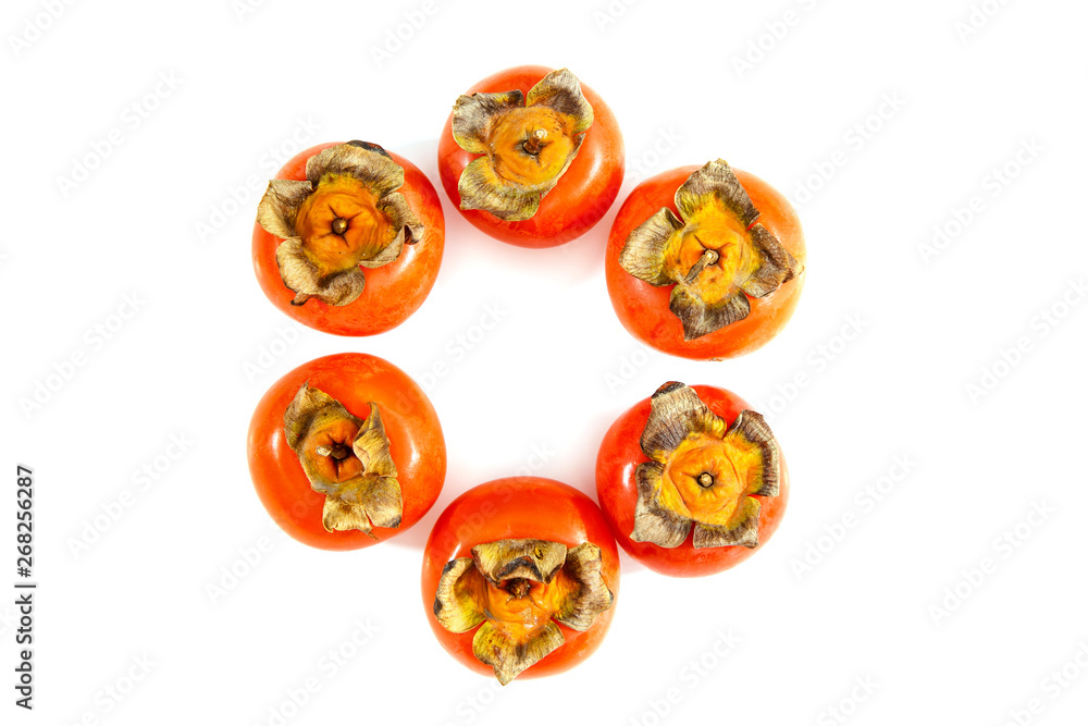 Ripe and delicious persimmon Ripe and delicious persimmon