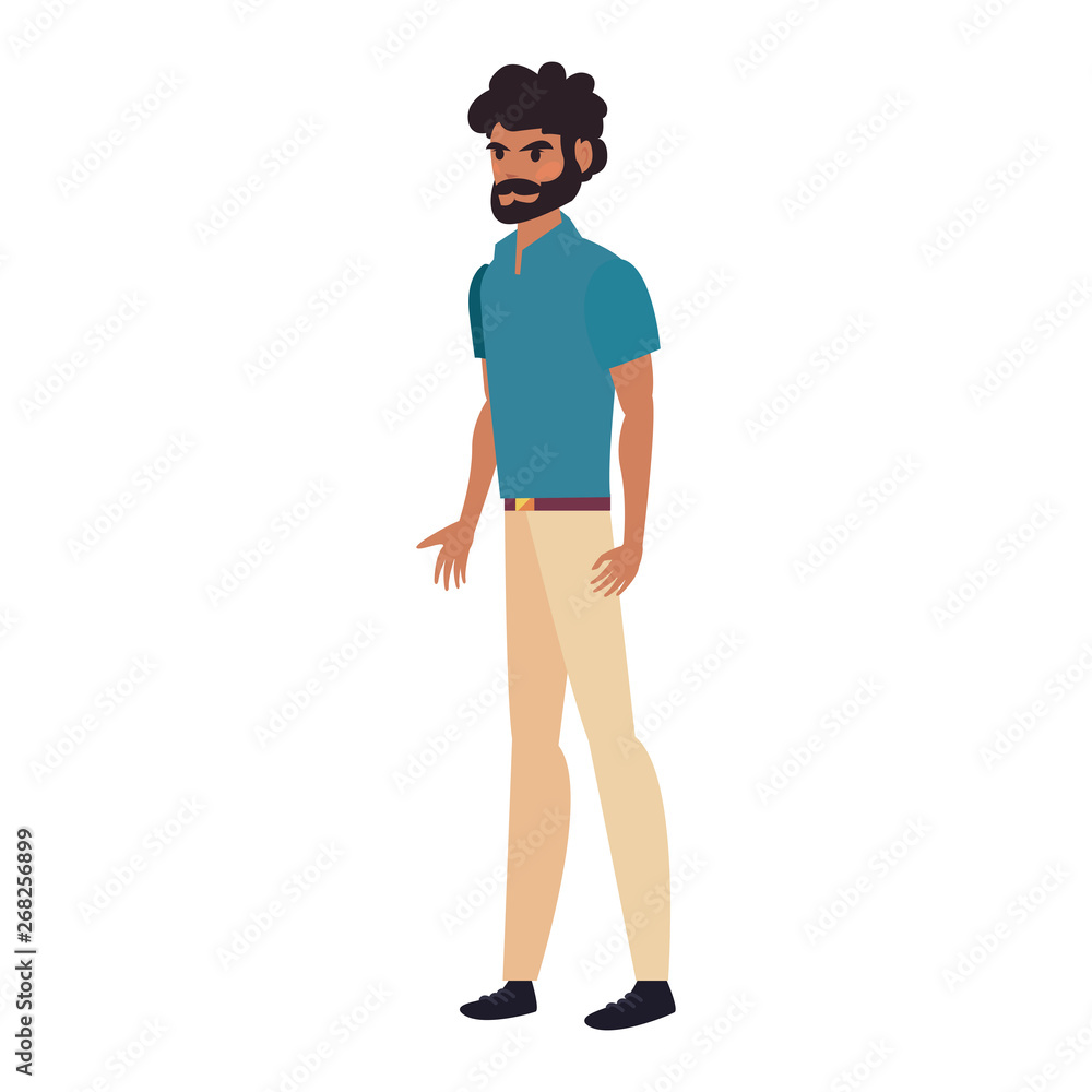 man with casual clothes man with casual clothes