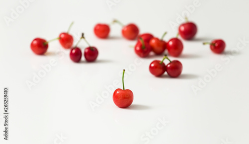 Ripe and tasty cherries