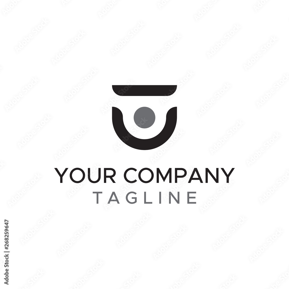 abstract letter D people logo abstract letter D people logo