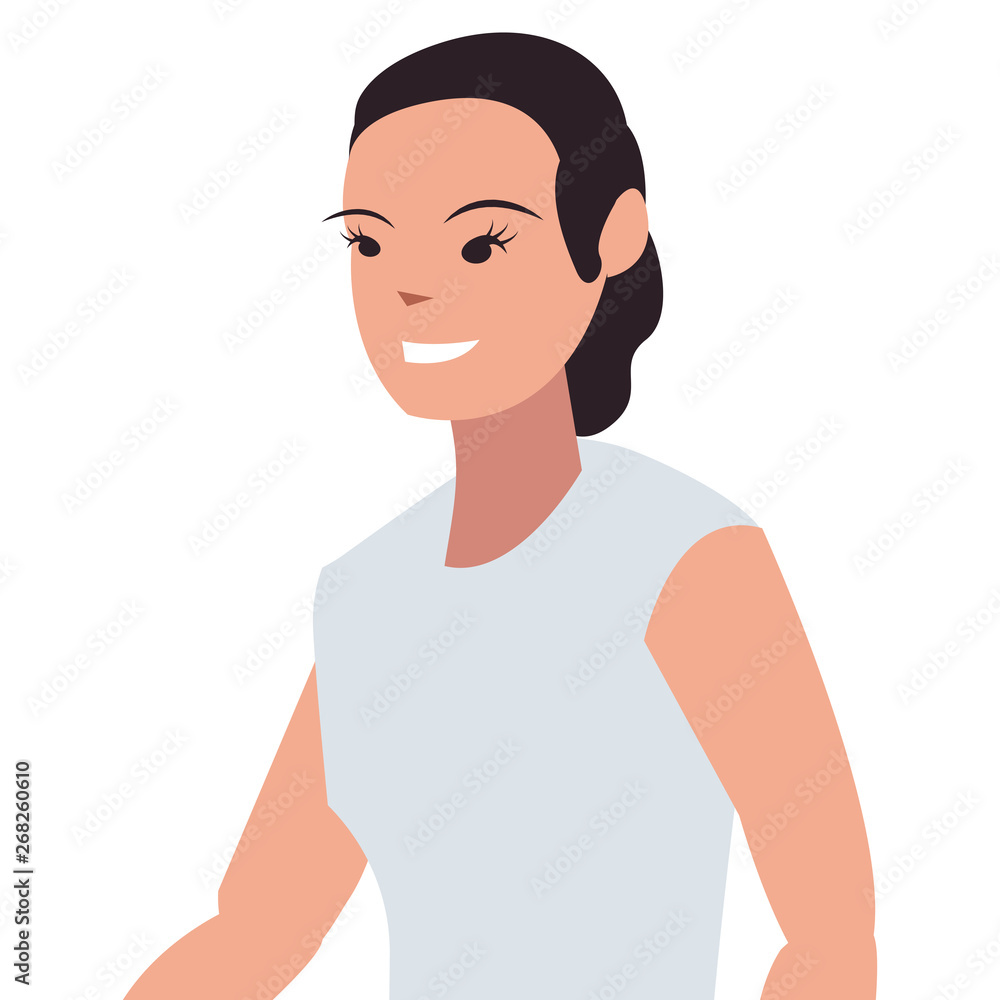 Fototapeta premium businesswoman character avatar