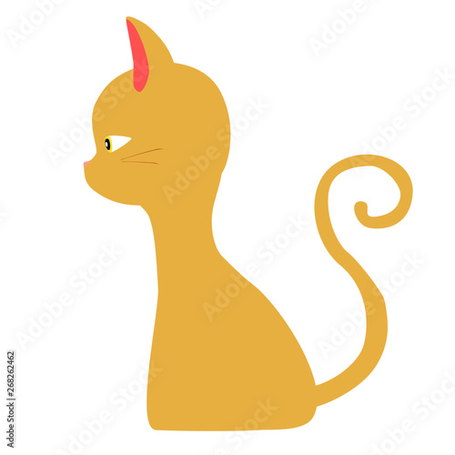 シンプルな猫