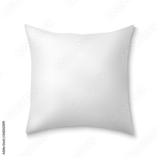  3d realistic square pillows